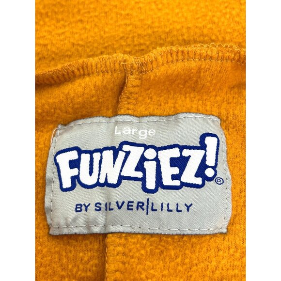 Funziez Men's Halloween Costume Red Panda/Raccoon L Black Orange by Silver Lilly - Picture 4 of 11